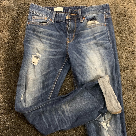 Ripped straight leg jeans - Picture 1 of 3